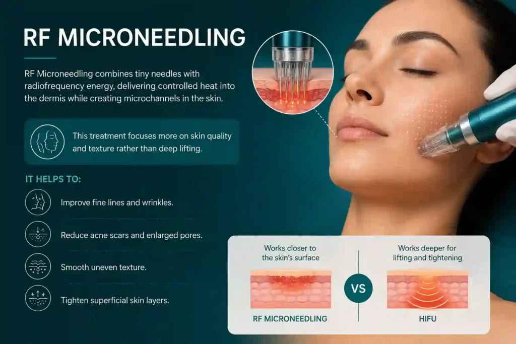 What Does RF Microneedling Do That HIFU Alone Cannot Faringdon